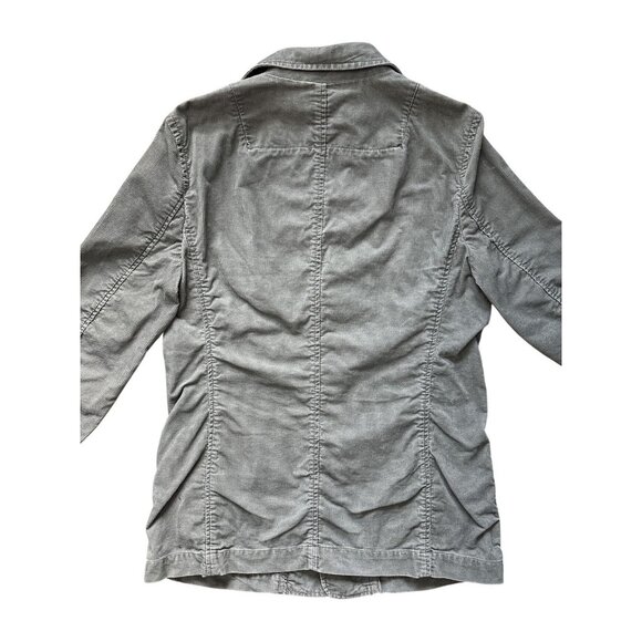 Fossil Blazer Mens 54 Gray Corduroy Casual Workwear Chore Jacket Cotton - Picture 2 of 8